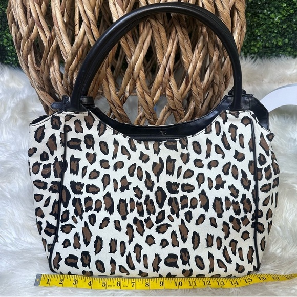 Cheetah print satchel liz claiborne - Picture 8 of 9